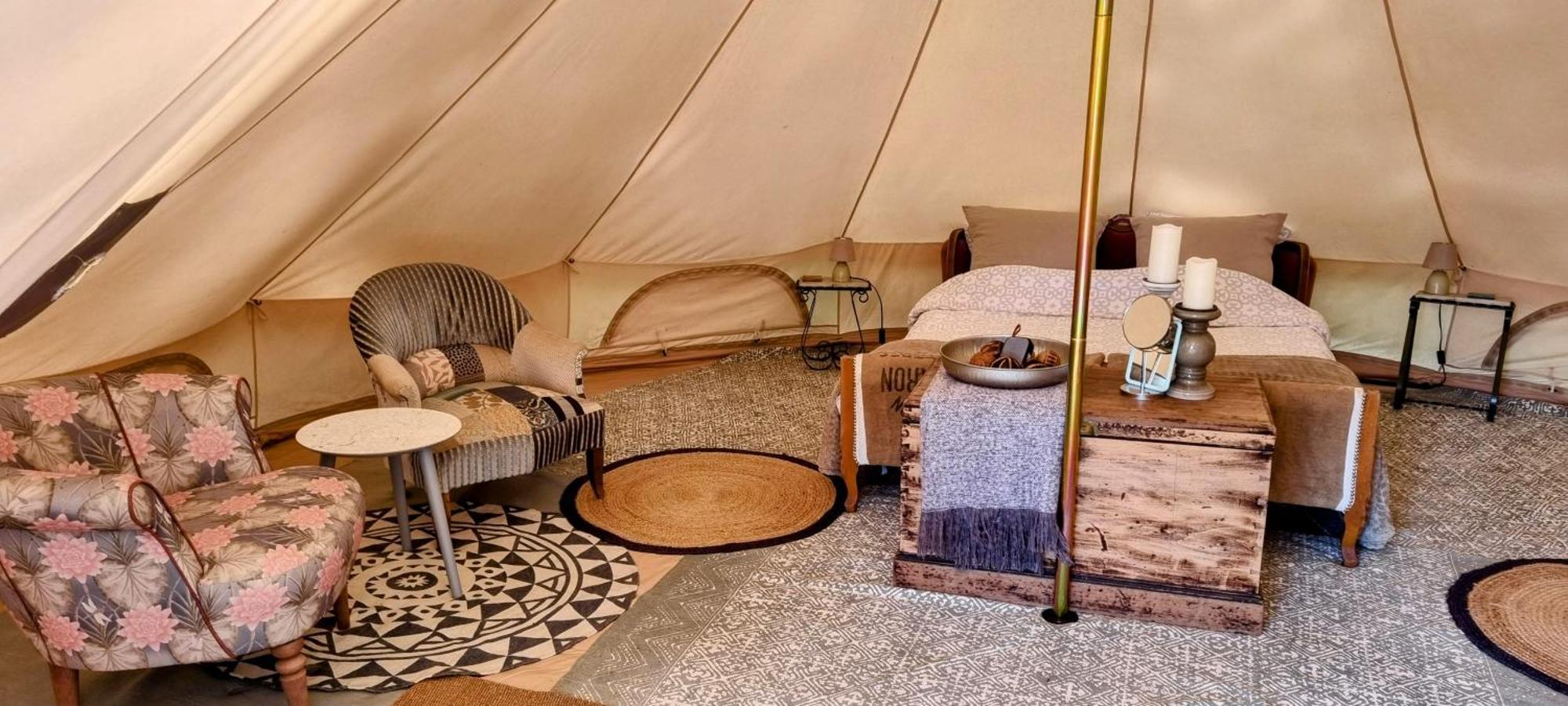 La Fortinerie Glamping Bell Tent Mouliherne Esterno foto