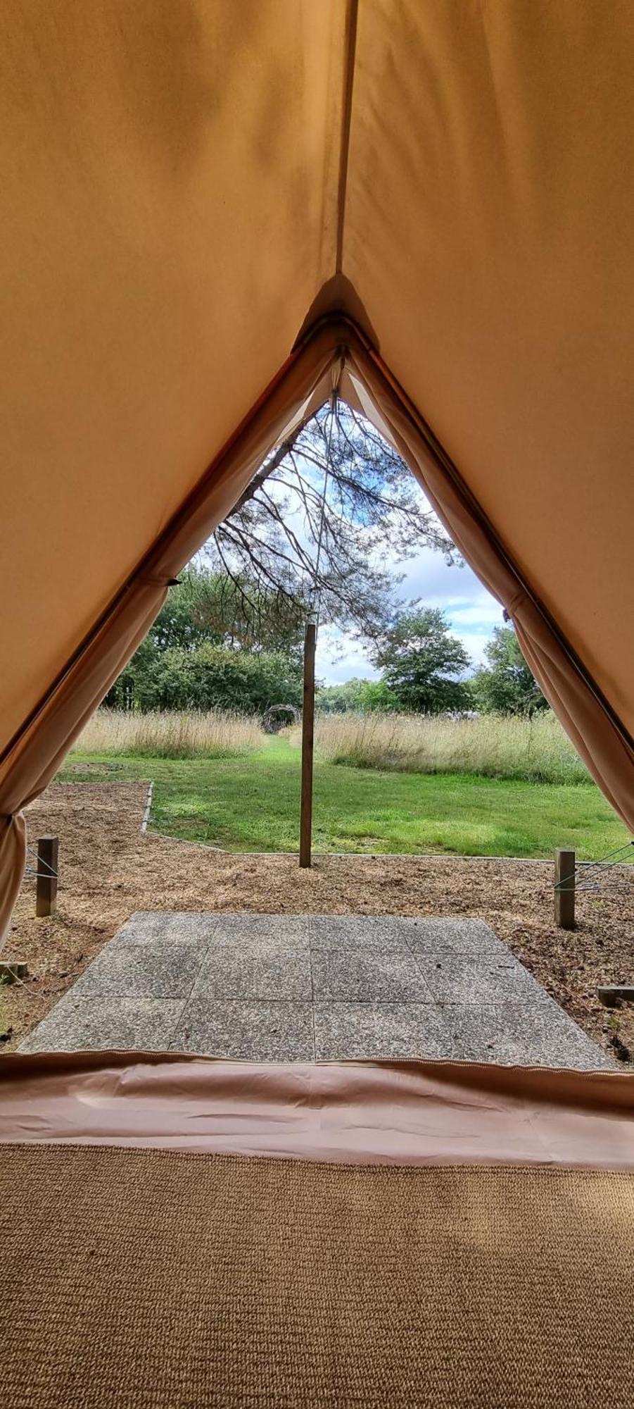 La Fortinerie Glamping Bell Tent Mouliherne Esterno foto