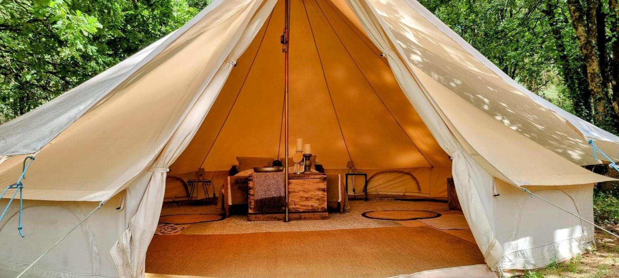La Fortinerie Glamping Bell Tent Mouliherne Esterno foto